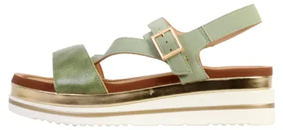 Produktbild von Sandalen mit Keilabsatz und Riemchen