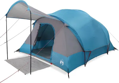 Immagine prodotto di vidaXL Tenda familiare a tunnel 8 persone Blu Impermeabile