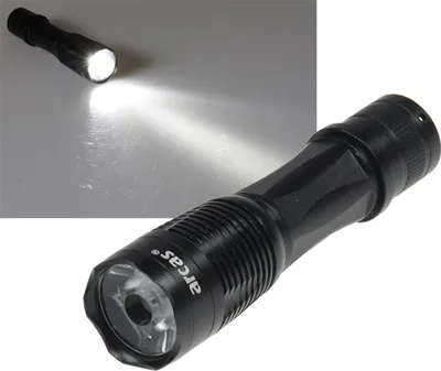 Produktbild von ChiliTec 21721 LED-Taschenlampe ARCAS 1W 100lm, LxØ 95x25mm, inkl. Batterie