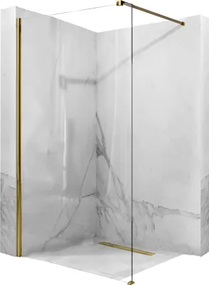 Produktbild von Rea Duschwand Aero Walk In 110 Gold