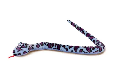Produktbild von Plüschtier Schlange 150 cm, blau lila, Kuscheltiere Stofftiere Schlangen Reptilien Kriechtiere