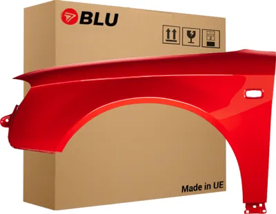 Produktbild von BLU Kotflügel Passend für Audi A4 B7 LY3J Links Rot BrillantRot | 2004-2008 | Vorderseite Vorne | Lackiert | Einbaufertig