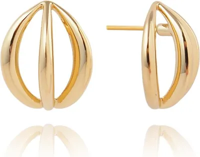 Produktbild von ohrringe aus 14k vergoldetem Chirurgenstahl, Anhänger KST3239