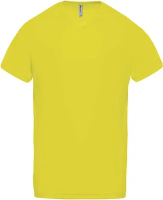 Produktbild von Proact Herren Sport T-Shirt Muskelshirt Short Sleeve Sportshirt, Größe:3XL, Farbe:Fluorescent Yellow