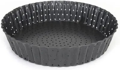 Produktbild von Famanu Kuchenform Quicheform - Hochwertiger Kuchenboden - Durchmesser 24 cm