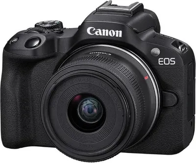 Produktbild von Canon EOS R50 Spiegellose Kamera Content Creator Kit – APS-C, 4K, WLAN, Bluetooth, kompakte Vlogging-Kamera für Einsteiger und Profis