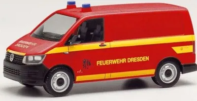 Produktbild von VOLKSWAGEN T6 Feuerwehr DRESDEN, HER095433, Maßstab1/87, HERPA