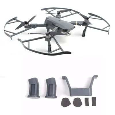 Produktbild von Fahrwerksverlängerung für DJI Mavic PRO – graue Landebeine mit Stoßdämpfer-Pads