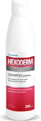 Produktbild von EUROWET Hexoderm - es Shampoo für Hunde und Katzen 200ml