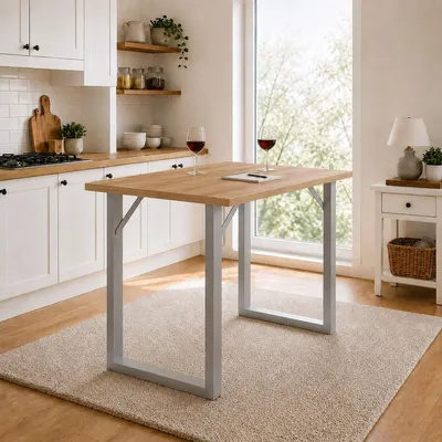 Produktbild von VCM Bartisch 138x80 cm, Tresen, Stehtisch, hoher Tisch, Bartresen, Hochtisch - Xona
