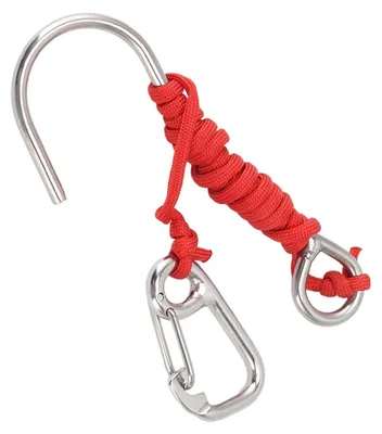 Image de Crochet en acier inoxydable - Crochet portable - Activités sous-marines - Résistant à l'usure - Résistant à la corrosion - Fermeture rapide - Crochet de plongée