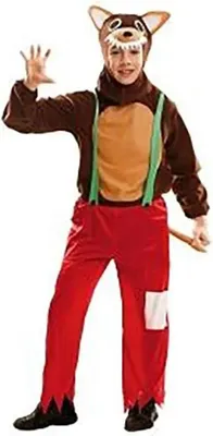 Immagine prodotto di Mamma Lupo Cattivo Costume per bambini Rosso 3-4 Anni Rosso 3-4 Anni