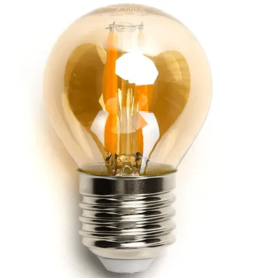 Immagine prodotto di Aigostar Lampadina LED a Filamento G45, 4W - Attacco E27 - 2200K - Confezione da 5 pezzi