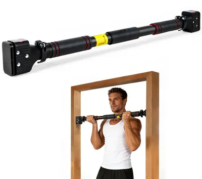 Productafbeelding van Pull-Up Bar Voor Deurframe, Chin Up Bar Bovenlichaam Workout, Verstelbare Draagbare Training