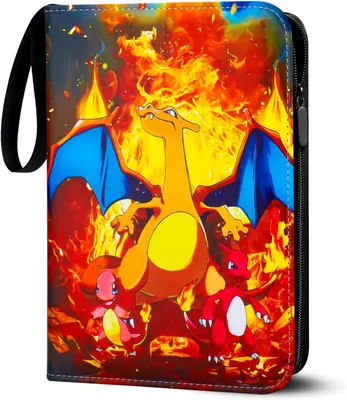 Produktbild von Pokémon Sammelalbum für Pokemon Karten,400 Taschen Sammelkarten Album 50 Seiten Sammelmappe Karten Heft, Hochwertiges Tragbar Wasserdicht