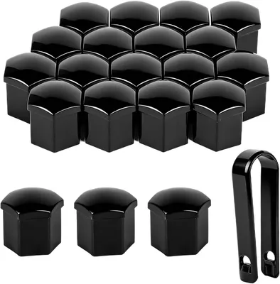 Productafbeelding van 20 wielboutdoppen voor autowielen van 19 mm, universele wielmoerdoppen van 19 mm