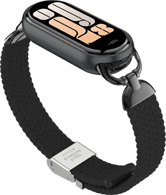 Obrázek produktu pro INF Stylový pletený řemínek s přezkou pro Xiaomi Mi Band 9/10 Černá