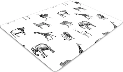Produktbild von Stuhlunterlage Bürostuhlunterlage 120 cm x 90 cm Bodenmatte Bürostuhlunterlage - Safari