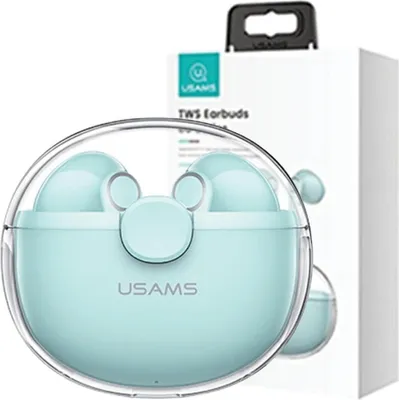 Image de Casque Bluetooth Usams 5.1 Tws Buseries Wireless Green/Green Bhubu03