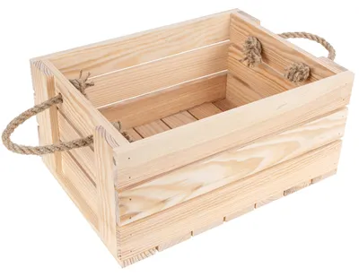 Productafbeelding van Creative Deco Houten Doos, 33.5 x 24 x 14.5 cm, Natuurlijke houten doos