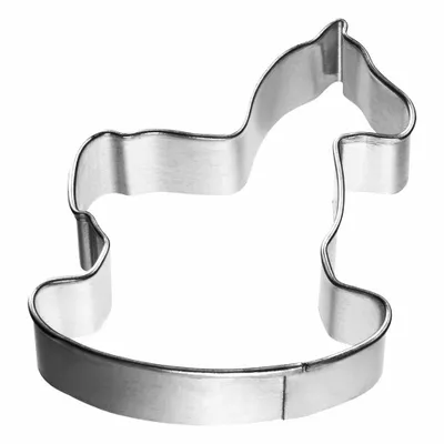 Immagine prodotto di Tagliabiscotti Birkmann, cavallo a dondolo, piccolo, tagliabiscotti, tagliabiscotti, stampo per biscotti, acciaio inox, 5 cm, 198777