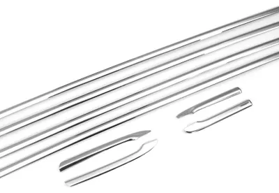 Immagine prodotto di Modanature per finestre per Toyota Corolla E21 2019-2025 in acciaio inox cromato 8pcs
