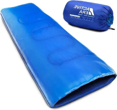 Produktbild von Famanu Schlafsack Leicht mit Reißverschluss für Erwachsene und Kinder - Leichter Sommerschlafsack für Camping