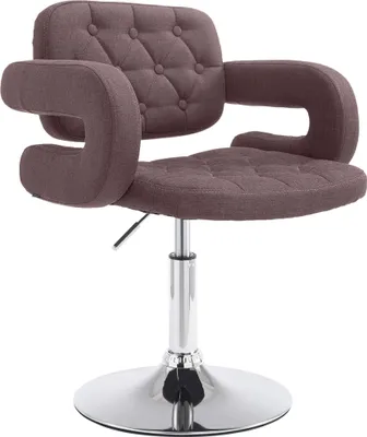 Produktbild von CLP Lounger Dublin Stoff mit Armlehne braun