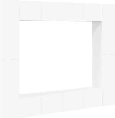 Produktbild von vidaXL 8-tlg. TV-Schrank-Set Weiß Holzwerkstoff