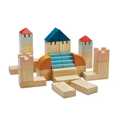 Obrázek produktu pro PlanToys Dřevěné hrací kreativní kostky-Orchard