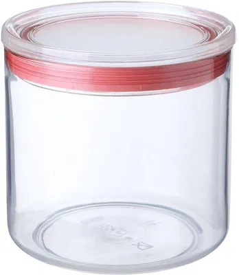 Productafbeelding van Ibenzoa® Transparante opbergdoos, 1 liter – BPA-vrij kunststof, 12,5 x 12,5 x 12,5 cm, luchtdichte deksel, vaatwasmachinebestendig en stapelbaar
