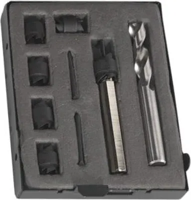 Immagine prodotto di Punta per saldatura a punti, fresa per fori in metallo resistente all'abrasione per il taglio di piastre metalliche 9 pezzi