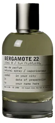 Immagine prodotto di BERGAMOTTE 22, Eau de Parfum, flacone spray da 100 ml