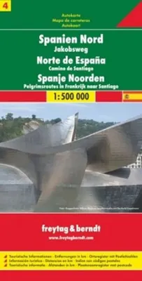 Produktbild von Spanien - Jakobsweg, Autokarte 1:400.000