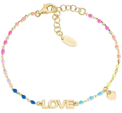Immagine prodotto di Bracciali con perline Amen Collezione Oro Ti Amo - donna