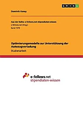 Produktbild von Optimierungsmodelle zur Unterstützung der Autozugverladung