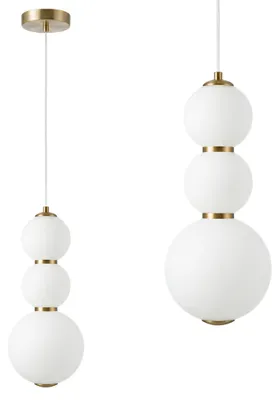 Zdjęcie produktu dla Lampa Sufitowa Wisząca Toolight Lhj113-3Cp Led Przezroczysty