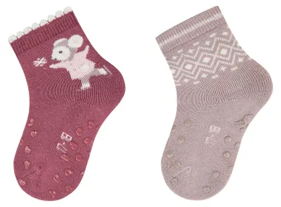 Produktbild von Sterntaler ABS Krabbelsocken 2er-Pack Norweger