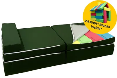 Produktbild von Bezugset für RIWI Bausteinset, grün, wasserabweisend, 40°C waschbar