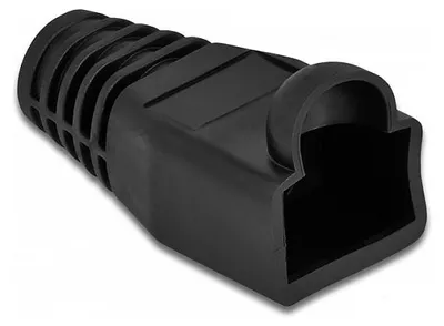 Image de Knickschutztülle für RJ45 Stecker schwarz 20 Stück