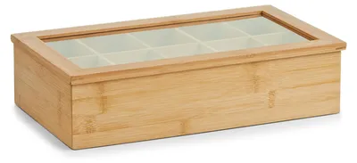 Image de Zeller 25361 Zeller Teebox Bamboo