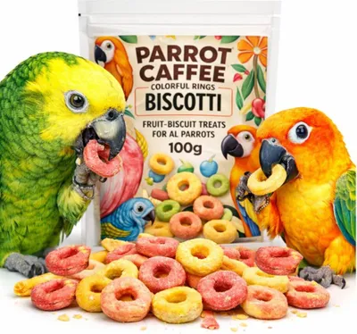 Zdjęcie produktu dla PARROT CAFFEE - Fruit Rings - chrupki owocowe dla wszystkich papug 100g