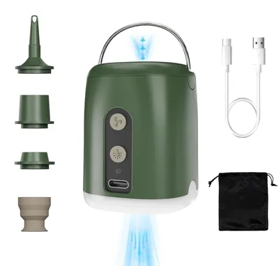 Obrázok produktu pre Elektrická pumpa na nafukovacie predmety s LED osvetlením, 1600 mAh