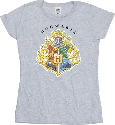 Produktbild von Harry Potter - "Hogwarts" T-Shirt für Damen BI24277 (L) (Grau)
