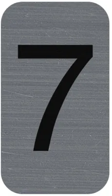 Produktbild von EXACOMPTA Selbstklebeschild Zahl "7" 25 x 44 mm