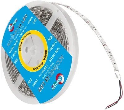 Zdjęcie produktu dla Taśma LED przełączana 7,2 W/m 30 LED/m - 36 W - 3000 K - 640 lm/m - IP20 - Bob,5 m - Kolorowe pudełko