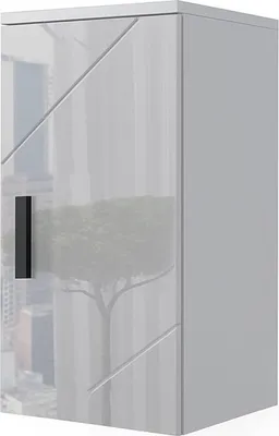 Produktbild von Badschrank Vicco Irma Weiß Hochglanz 30 x 59 cm, Model 39451