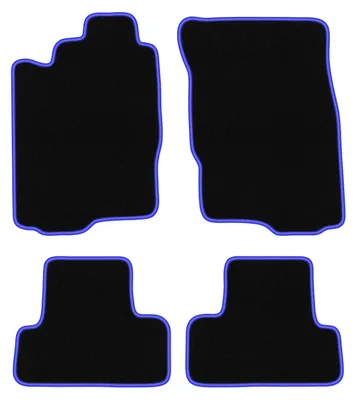 Immagine prodotto di Tappetini in velluto Nero/Blu per Mitsubishi Eclipse IV 2006- Set 4 pezzi