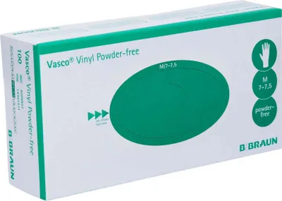 Produktbild von Vasco Vinyl bez prášku Unt.Handsch.unsteril M 100 St