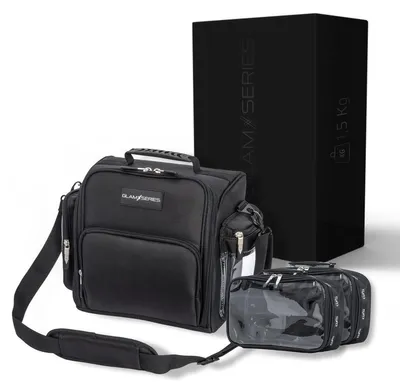Make-up Tas mit 3 Pouches, Visagietas, Beauty Bag für Profis